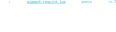 Using suggest-require along with grep to find all importable posix
modules